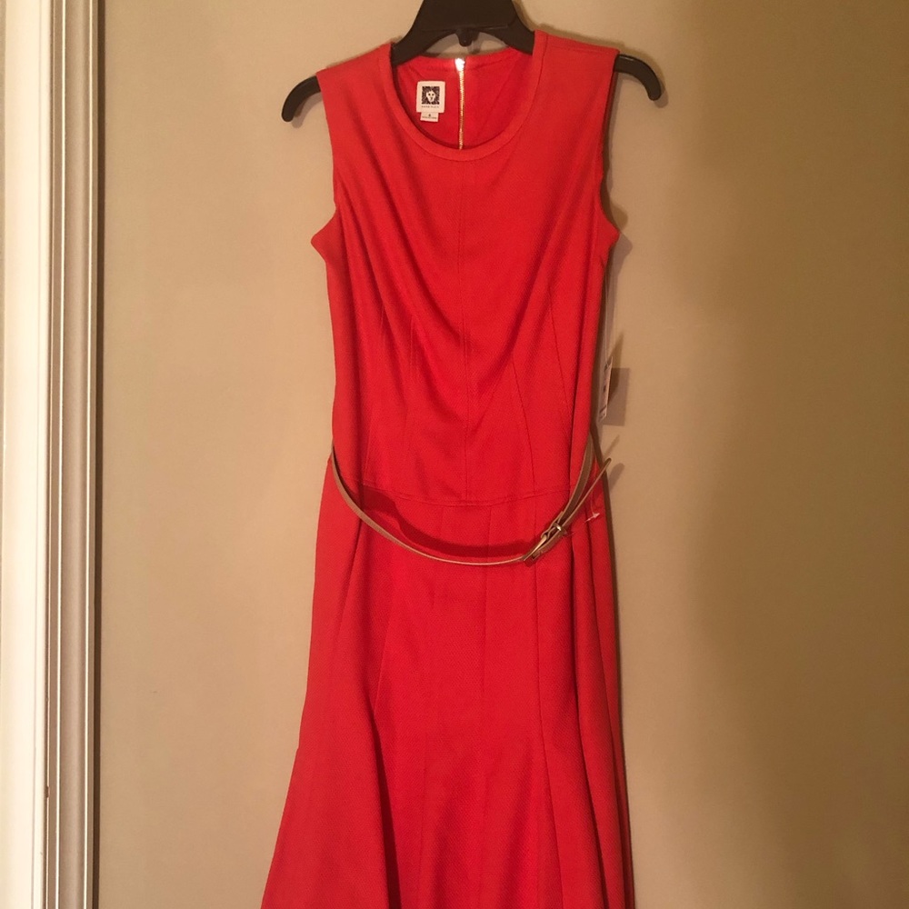 Anne Klien textured Sunset dress sz 8